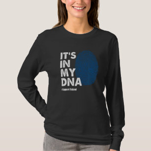 Det är i mitt Dna Finland Flagga Support Finland T Shirt