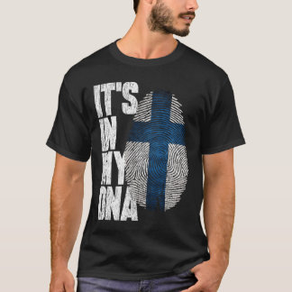 Det är i mitt DNA-finländska Shirt Proud Hispanic  T