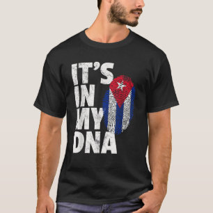 DET ÄR I MITT DNA-Flagga Kuba, Kuba Pride Manar Wo T Shirt