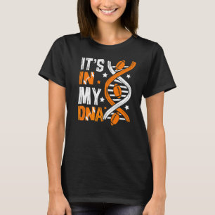 Det är i mitt Dna Football Sport Players Fläkt Tea T Shirt