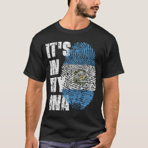 DET ÄR I MITT DNA Guatemala Flagga Boy Girl Gift T Shirt