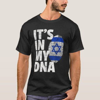DET ÄR I MITT DNA Israel-Pride, Israels nationella T Shirt