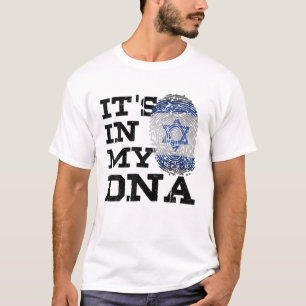 Det är i mitt DNA israeliskt I Kärlek Israels Fl T Shirt