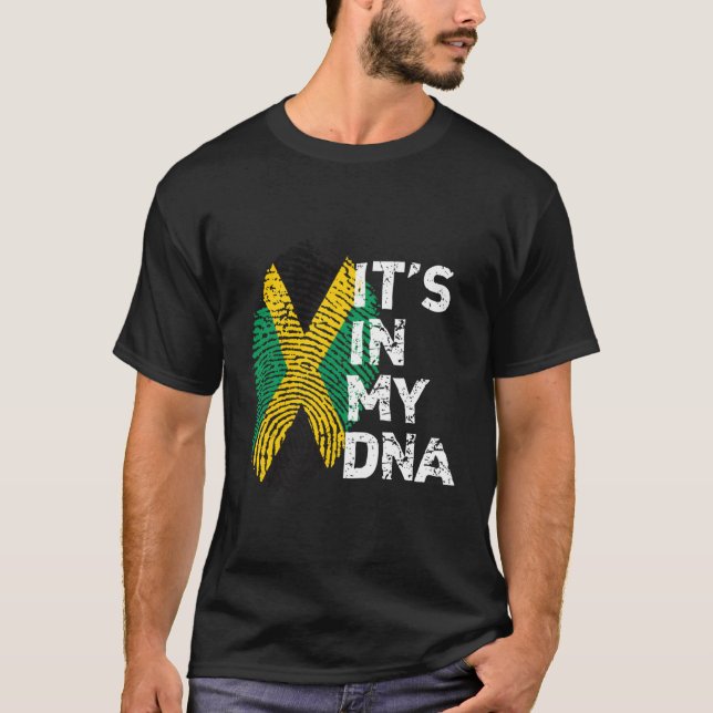 Det är i mitt Dna Jamaica-Pride T Shirt (Framsida)