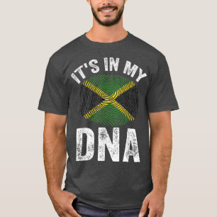 Det är i mitt DNA Jamaican Gift Proud Jamaica Flag T Shirt