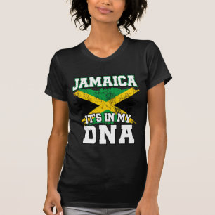 Det är i mitt DNA Jamaican-Pride Jamaica Flagga Äl T Shirt