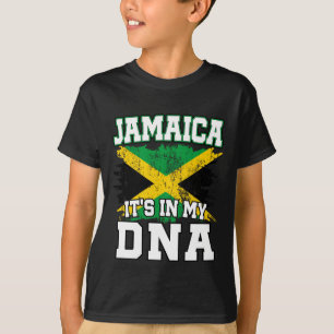 Det är i mitt DNA Jamaican-Pride Jamaica Flagga Äl T Shirt