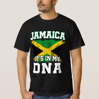 Det är i mitt DNA Jamaican-Pride Jamaica Flagga Äl T Shirt