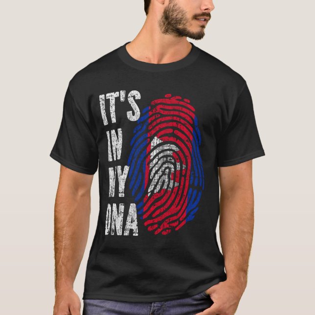 DET ÄR I MITT DNA-kambodjanska Flagga Manar Women  T Shirt (Framsida)