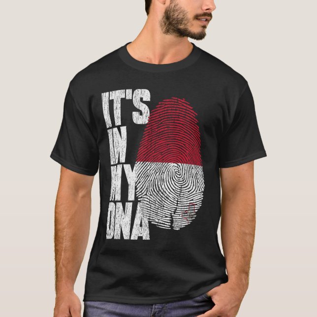 Det är i mitt DNA-maltesiska Shirt Proud Hispanic  T (Framsida)
