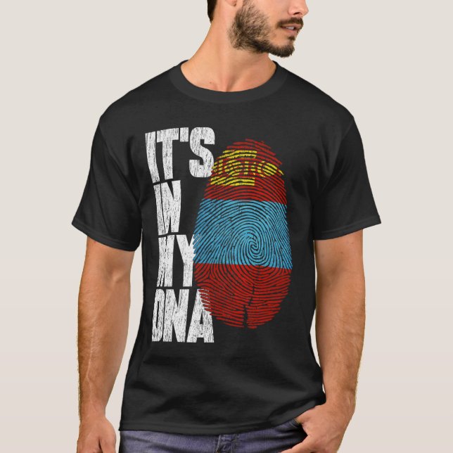 Det är i mitt DNA-namn... T Shirt (Framsida)