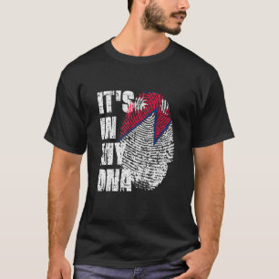 Det är i mitt DNA Nepal-Flagga Nepalese T Shirt