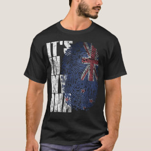 Det är i mitt DNA Nya Zeeland Maori Kiwi Gifts Hak T Shirt