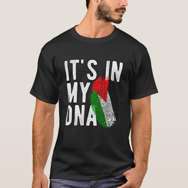 Det är i mitt DNA Palestina T Shirt (Framsida)