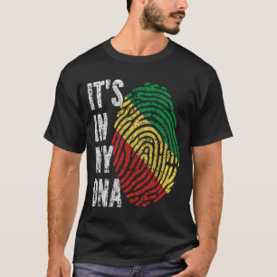 DET ÄR I MITT DNA, Republiken Kongo Flagga Manar. T Shirt