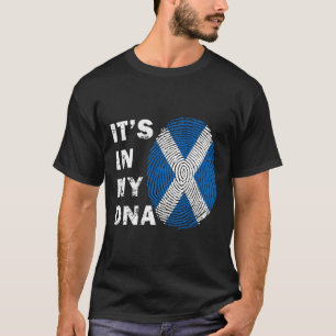 Det är i mitt Dna Scotland Flagga Shirt Proud Scot T