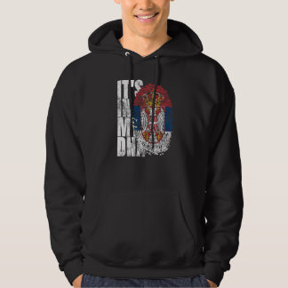 Det är i mitt Dna-Serbiens För manar kvinnor i Ser Hoodie
