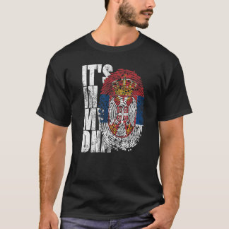 Det är i mitt Dna-Serbiens För manar kvinnor i Ser T Shirt