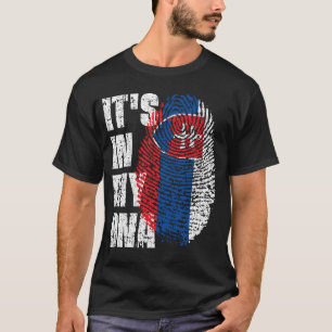 DET ÄR I MITT DNA Slovakia Flagga Boy Girl Gift T Shirt
