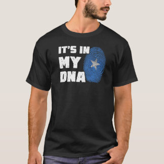 Det är i mitt DNA Somalia Flagga Fingerprint Manar T Shirt