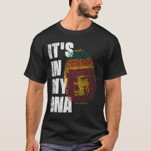 DET ÄR I MITT DNA Sri Lanka Flagga T Shirt