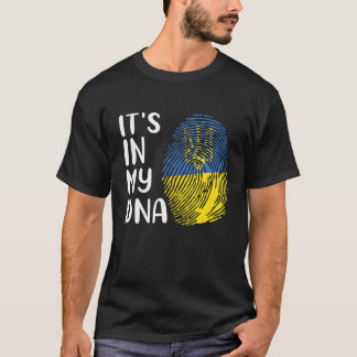 Det är i mitt DNA Ukraina-stöd Ukraina T Shirt