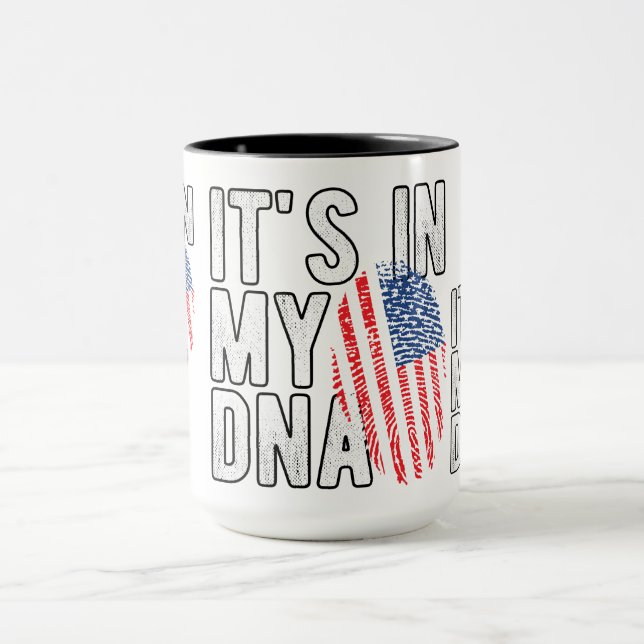 Det är i mitt DNA USA Mugg (Center)