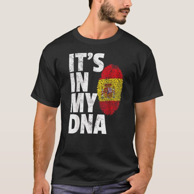 Det är i mitt spanska Flagga R T Shirt (Framsida)
