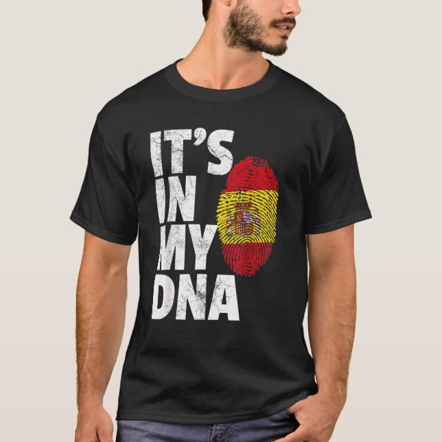 Det är i mitt spanska Flagga R T Shirt (Framsida)