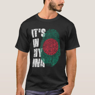 DET ÄR I MY DNA Bangladesh-Flagga T Shirt