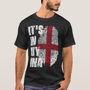 DET ÄR I MY DNA England-Flagga engelska T Shirt