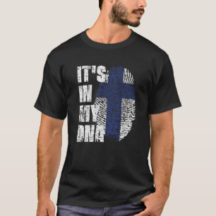 DET ÄR I MY DNA Finland-Flagga T Shirt