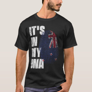 DET ÄR I MY DNA New Zealand Flagga T Shirt