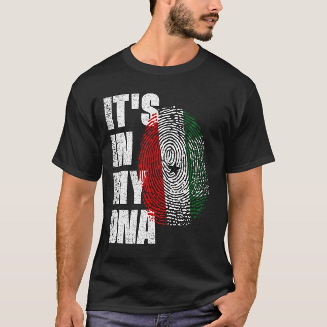 DET ÄR I MY DNA Somaliland Flagga T Shirt (Framsida)