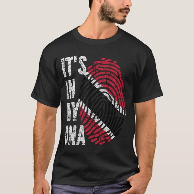 DET ÄR I MY DNA Trinidad och Tobago Flagga Women T Shirt (Framsida)