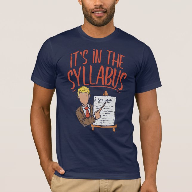 Det är i Syllabus Engelska Lärare T Shirt (Framsida)
