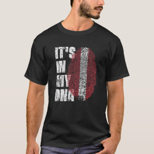 DET ÄR IN MY DNA Lettlands Flagga T Shirt