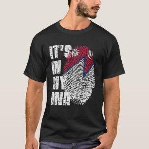 DET ÄR IN MY DNA Nepal Flagga Nepalese Nepali T Shirt