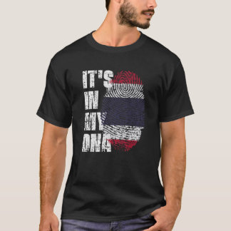 DET ÄR IN MY DNA Thailand Flagga Thai T Shirt
