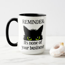 Det är ingen av dina affärer! Black Cat Coffee