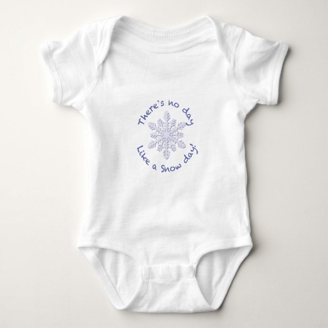 Det är ingen dag som en Snö-dag! T-shirt (Framsida)