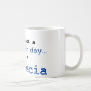 Det är ingen dålig hårdag... det är Alopecia. Kaffemugg