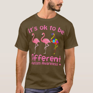 Det är ingen fara att vara annorlunda autismmedvet t shirt