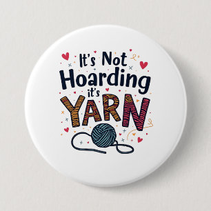 Det är ingen häckning om det är Yarn Crocheter Gif Knapp