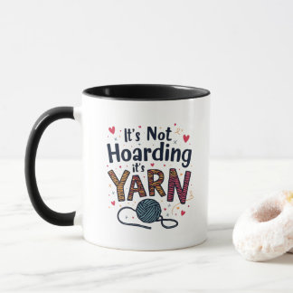 Det är ingen häckning om det är Yarn Crocheter Gif Mugg