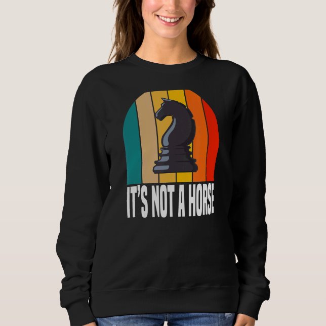 Det är ingen hästschackspelare t shirt (Framsida)
