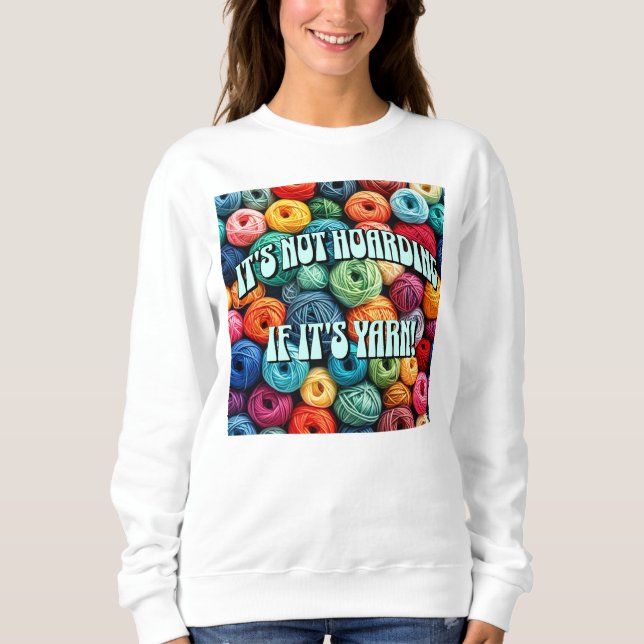 Det är ingen hjakt om det är Garn. T Shirt (Framsida)
