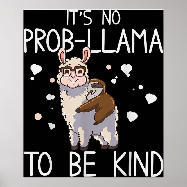 Det är ingen lama-problem att vara snäll poster (Framsidan)