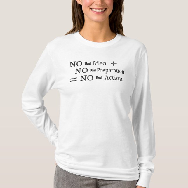 Det är ingen problemfri formeldesign som betyder n t shirt (Framsida)