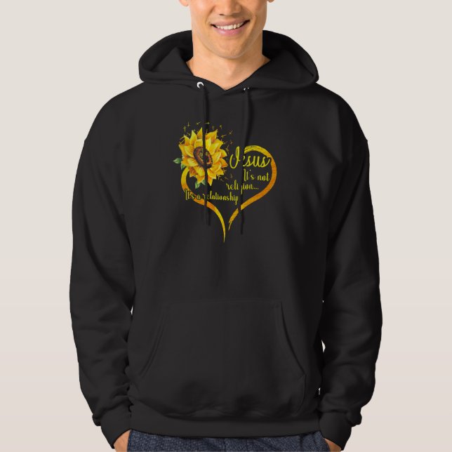 Det är ingen religion. Det är en relationssolv. Hoodie (Framsida)